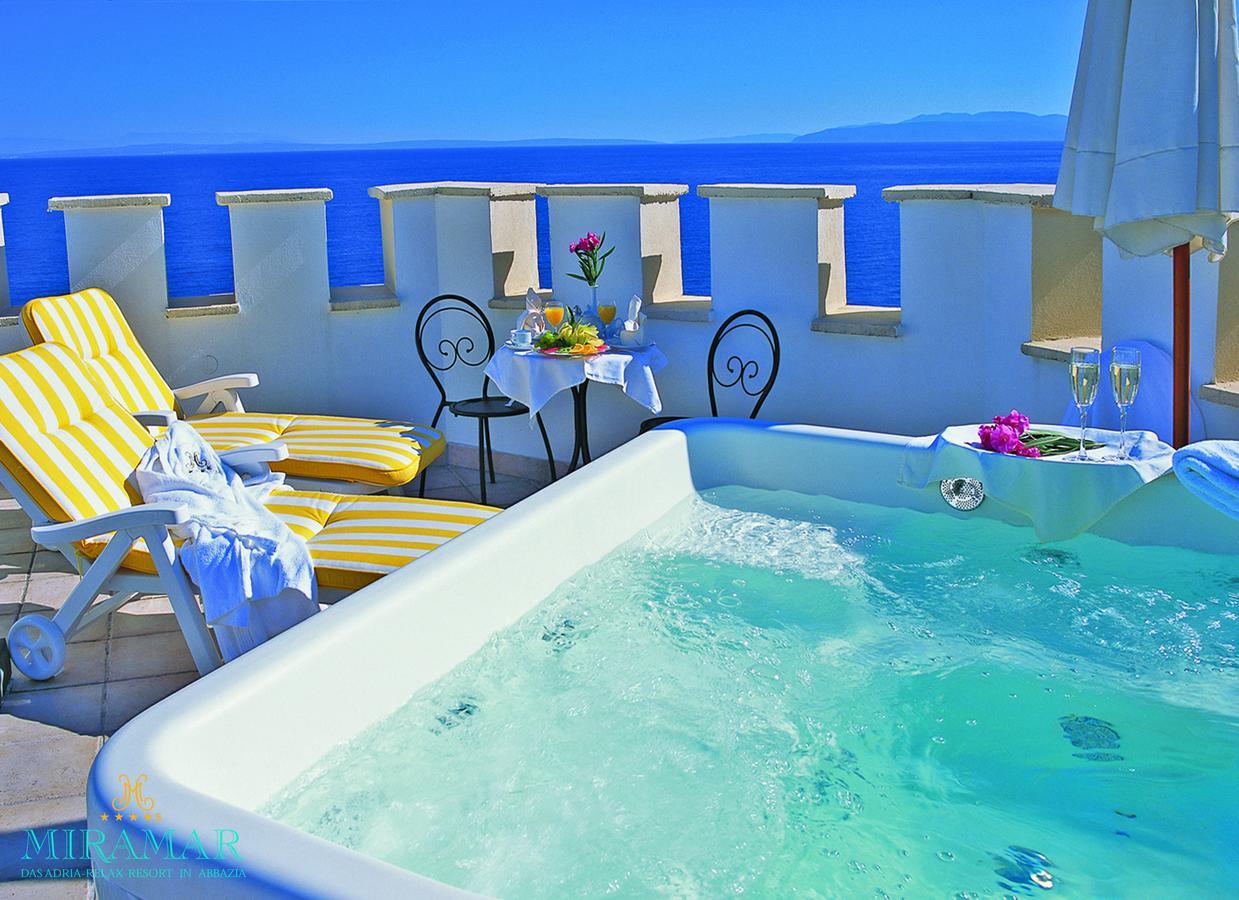 Hotel Miramar Opatija Bagian luar foto